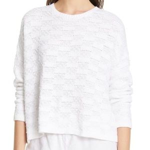 Eileen Fisher linen cotton twist boxy sweater